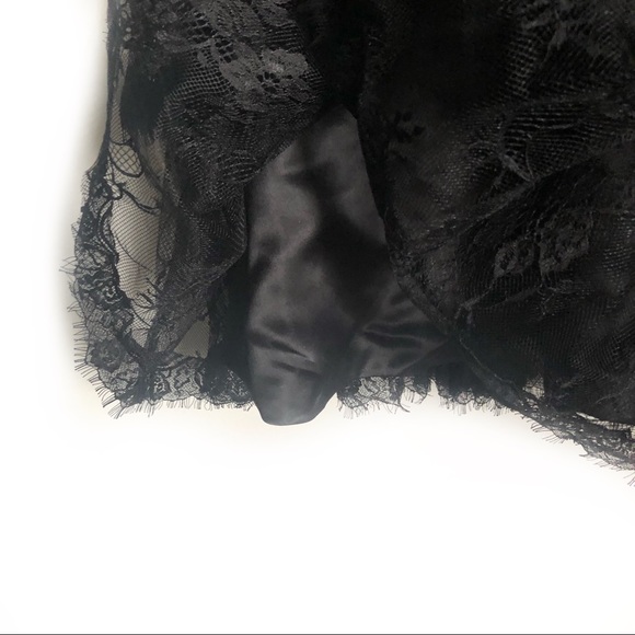 Gloryava Black Lace Deep V Neck Prom Cocktail Homecoming Formal Dress - Picture 6 of 8